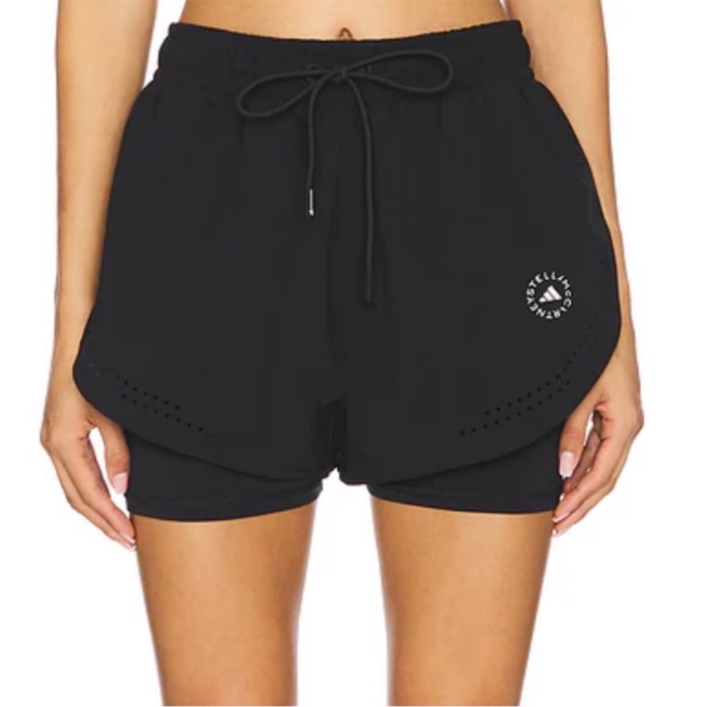 Adidas by Stella McCartney TruePurpose 2-in-1 Black Running Shorts